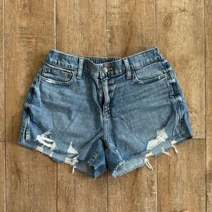 Aerie Daydream Distressed Denim Short